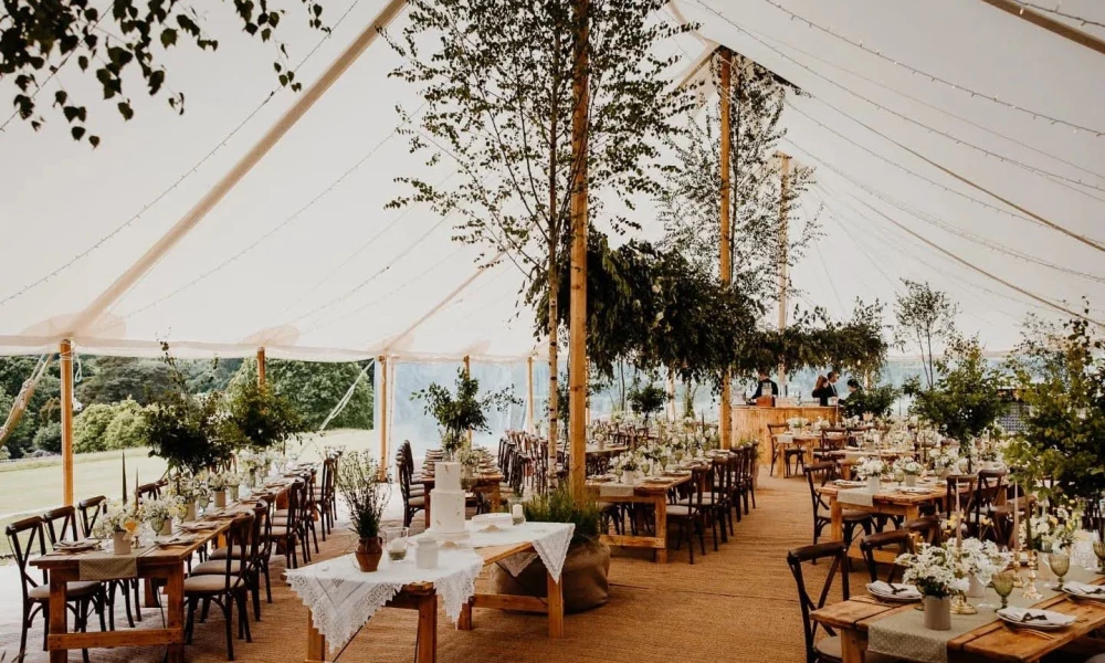 Sailcloth Tent by Holmsted Events